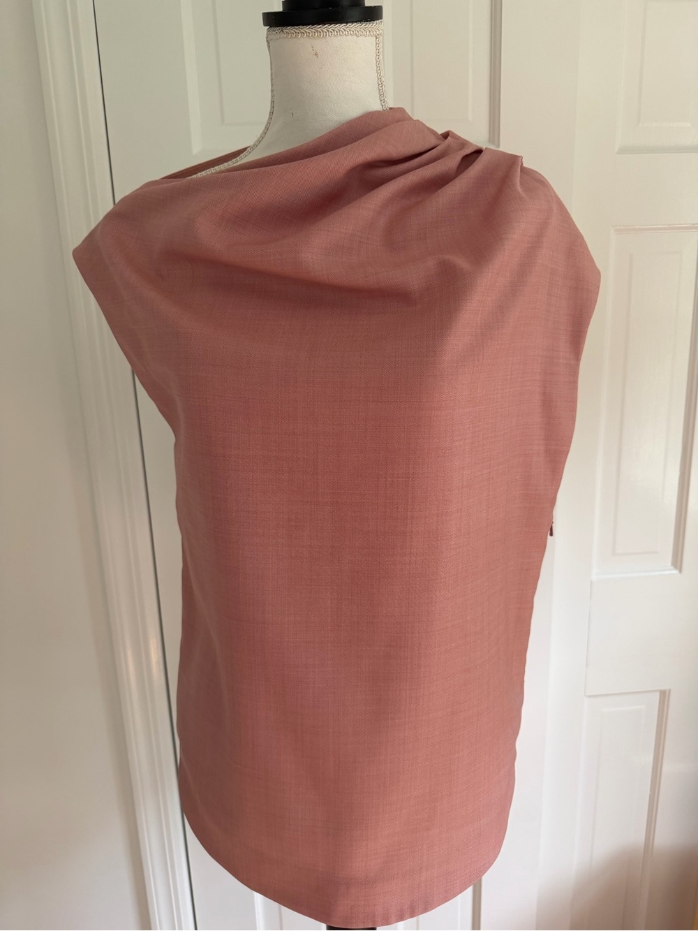 Loulou Studio Lyra top in Dusty Rose sz 34
